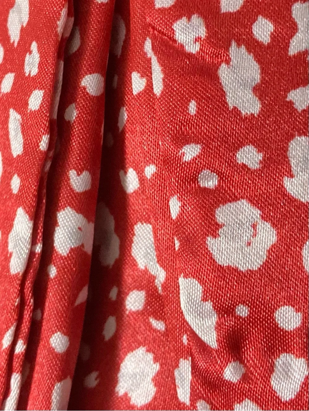 ⭐️ Michelle McDowell Red And White Polka Dot Bag Charm Twillie Keychain